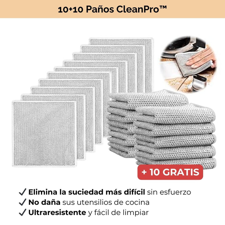 Pack Paños de Limpieza CleanPro