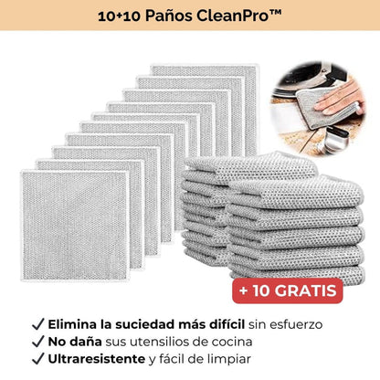 Pack Paños de Limpieza CleanPro